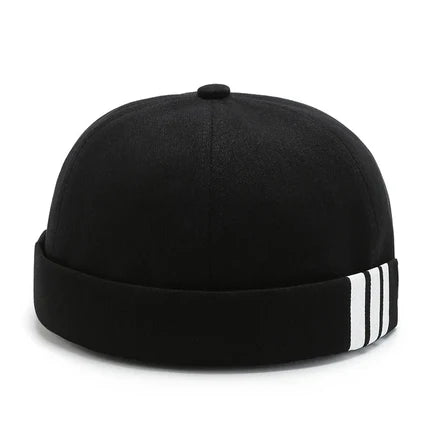 Casquette sans visière Bonnet docker breton Miki "Stripes"